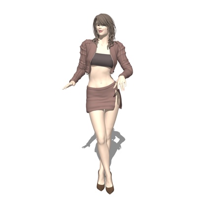 现代女性角色免费su模型(1)