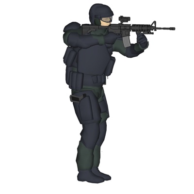 现代特种兵免费su模型(1)