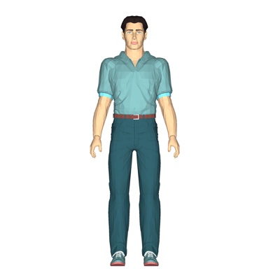 现代站姿男人免费su模型(1)