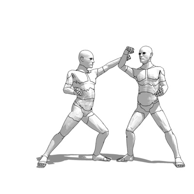 现代少林人免费su模型(1)