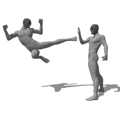 现代欧洲少林人免费su模型(1)
