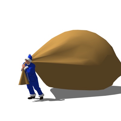 现代拉袋人免费su模型(1)
