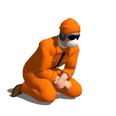 现代蹲姿男人免费su模型(1)