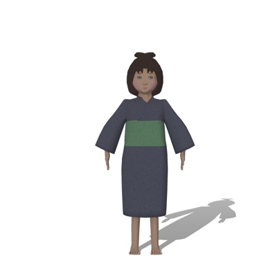现代坐姿女人免费su模型(1)