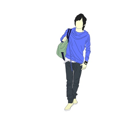 现代男士站姿免费su模型(1)