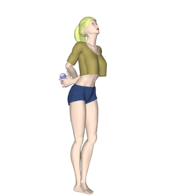 现代女士免费su模型(1)