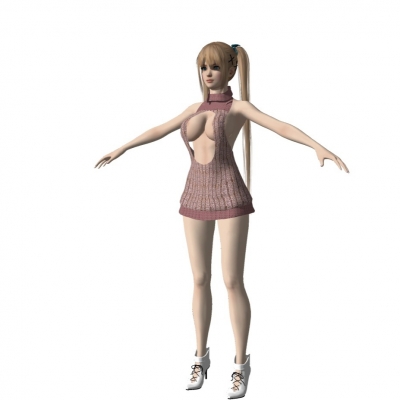 现代女孩免费su模型(1)
