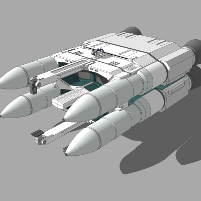 现代星际战舰免费su模型