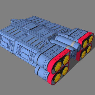 现代星际战舰免费su模型(1)