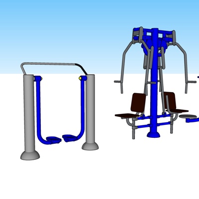 现代健身设备免费su模型(1)