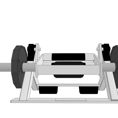 现代健身设备免费su模型(1)