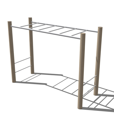 现代户外健身器材免费su模型(1)