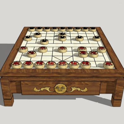 中式象棋组合免费su模型(1)