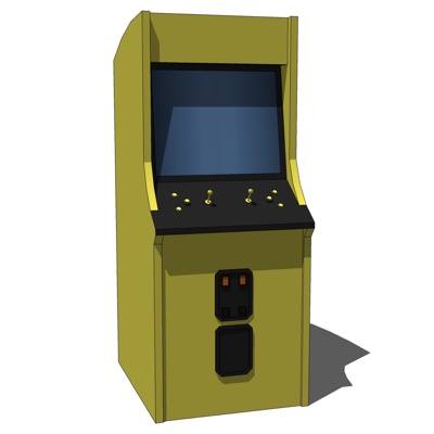 现代台式游戏机免费su模型(1)
