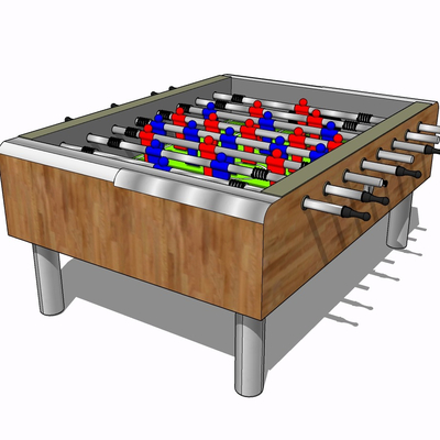 现代桌上足球免费su模型(1)