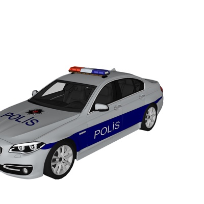 现代警车免费su模型(1)