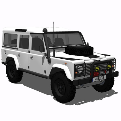 现代越野车免费su模型(1)