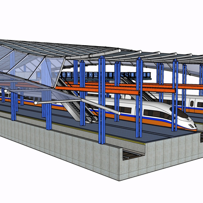 现代地铁免费su模型(1)