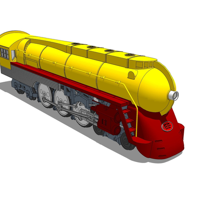 现代火车免费su模型(1)