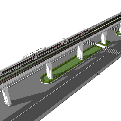 现代高速列车免费su模型(1)
