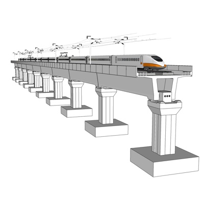 现代高铁免费su模型(1)