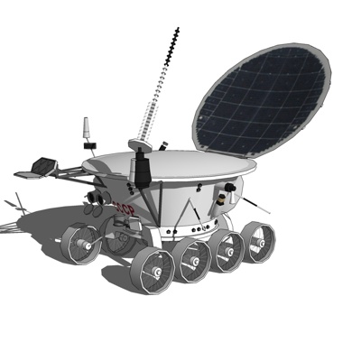 现代太空探索车免费su模型(1)