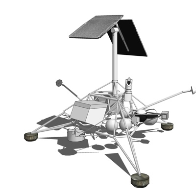 现代太空探索车免费su模型(1)
