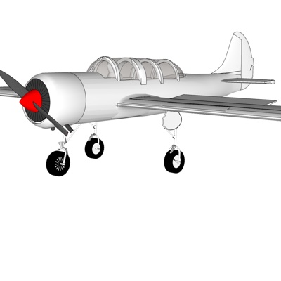 现代小型飞机免费su模型(1)