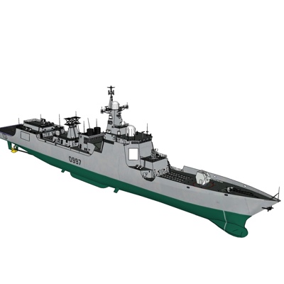现代海船免费su模型(1)