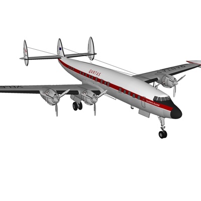 现代小型客机免费su模型(1)