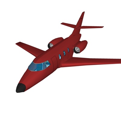 现代小型飞机免费su模型(1)