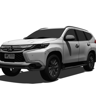 现代三菱汽车免费su模型(1)