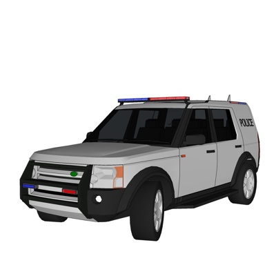 现代警车免费su模型(1)