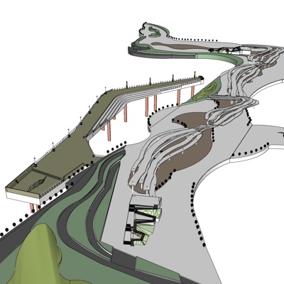 现代道路免费su模型(1)