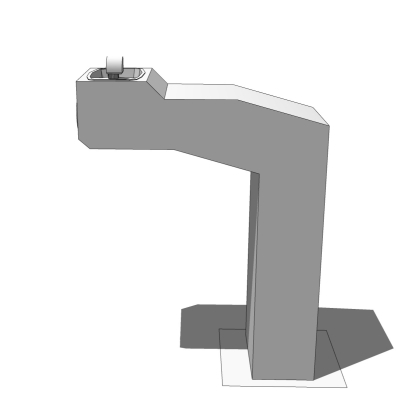 现代街边饮水处免费su模型(1)