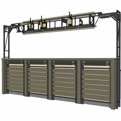 现代吧台免费su模型(1)