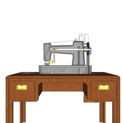 现代缝纫机免费su模型(1)