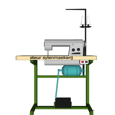 现代缝纫机免费su模型(1)
