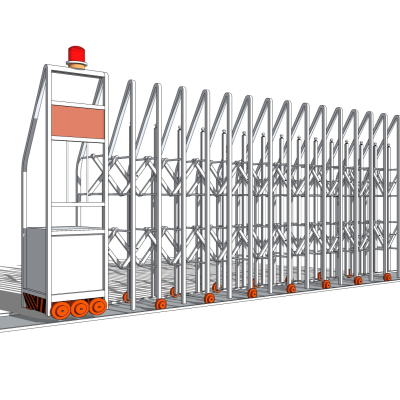 现代自动伸缩门免费su模型(1)