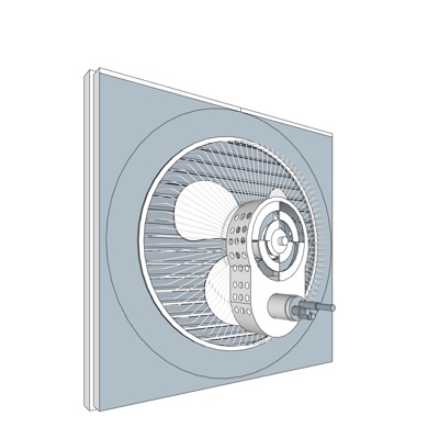 现代排气扇免费su模型(1)