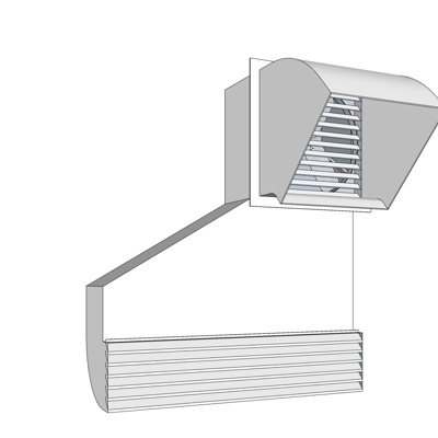 现代排气扇免费su模型(1)