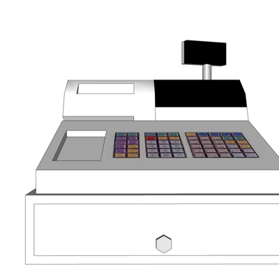 现代收银机免费su模型(1)
