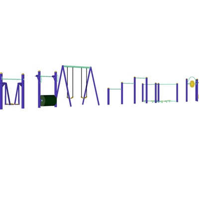 现代健身设备免费su模型(1)