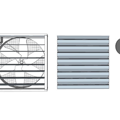 现代排气扇免费su模型(1)