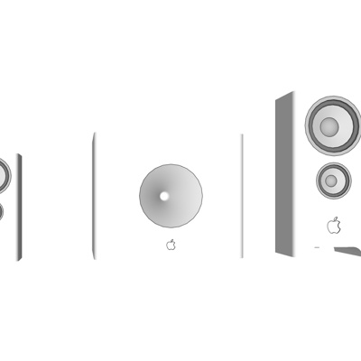 现代音响免费su模型(1)