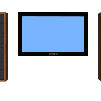 现代电视机免费su模型(1)