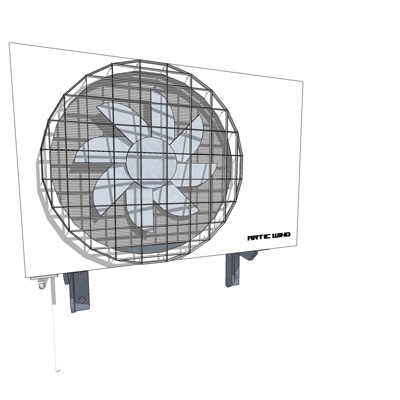 现代空调外机免费su模型(1)
