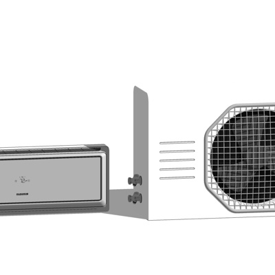现代空调外机免费su模型(1)