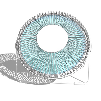 现代台扇风扇免费su模型(1)