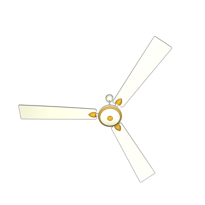现代金属吊扇免费su模型(1)